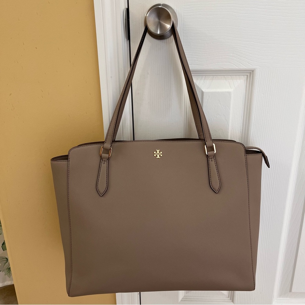 Tory Burch Emerson Large Top Zip Tote Bag